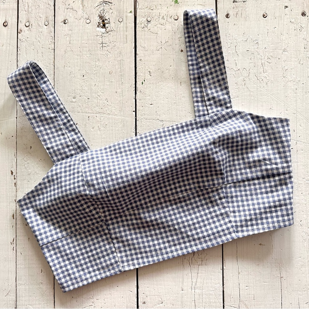 Lulu’s gingham bralette
